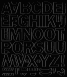 3 cm-es öntapadós betűk, fekete színben