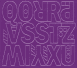 5 cm-es öntapadós betűk ABC második fele, lila színben