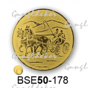 Érembetét fogathajtás BSE50-178 50mm arany