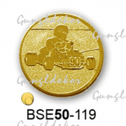 Érembetét gokart BSE50-119 50mm arany