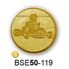 Érembetét gokart BSE50-119 50mm arany