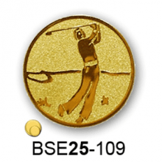Érembetét golfozás golf BSE25-109 25mm arany