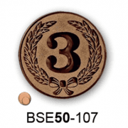 Érembetét harmadik helyezés BSE50-107 50mm bronz