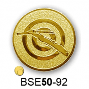 Érembetét íjászat íjpuska céllövészet BSE50-92 50mm arany
