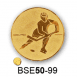 Érembetét jégkorong jéghoki BSE50-99 50mm arany