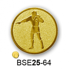 Érembetét labdarúgás foci bíró BSE25-64 25mm arany