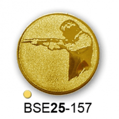 Érembetét lövészet céllövészet BSE25-157 25mm arany