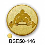 Érembetét súlyemelés BSE50-146 50mm arany
