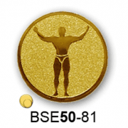 Érembetét testépítés bodybuilding BSE50-81 50mm arany