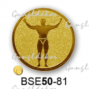 Érembetét testépítés bodybuilding BSE50-81 50mm arany