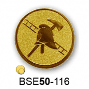Érembetét tűzoltó tűzoltás BSE50-116 50mm arany