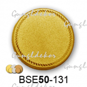 Érembetét üres gravírozható BSE50-131 50mm arany, ezüst, bronz