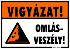 Vigyázat! lépcsŠfigyelmeztetŠtábla matrica figyelmeztetŠ...