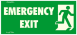 Emergency exit jobbra fluor utánvilágító tábla matrica