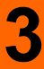 ADR narancssárga tábla 3-as szám