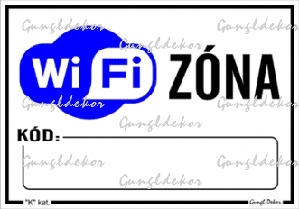 Wifi zóna beírható kód résszel