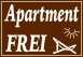 Apartment frei piktogram tábla matrica