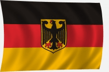 Német címeres zászló