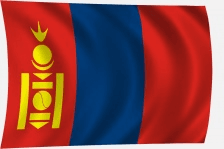Mongólia zászló