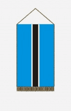 Botswana asztali zászló