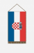Horvát asztali zászló