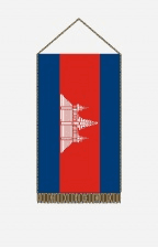 Kambodzsa asztali zászló