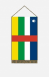 Közép-Afrikai Köztársaság asztali zászló