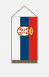 Szerb asztali zászló