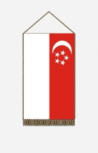 Szingapúr asztali zászló