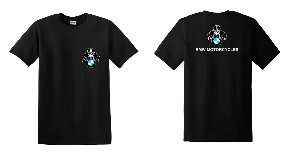 BMW Motorcycles férfi póló motoros t-shirt színes