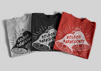 Boldog Karácsonyt Csengős Karácsonyra férfi póló