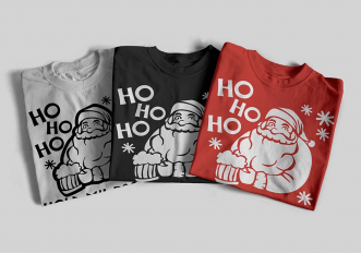 Ho Ho Ho Hold my beer karácsonyi férfi póló