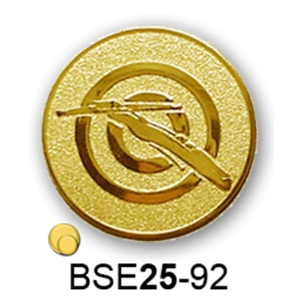 Érembetét íjászat íjpuska céllövészet BSE25-92 25mm arany