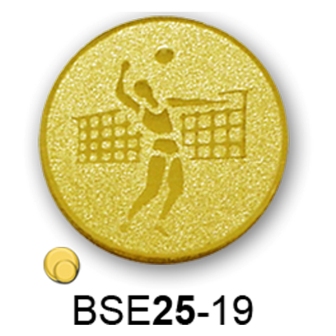 Érembetét röplabda férfi BSE25-19 25mm arany