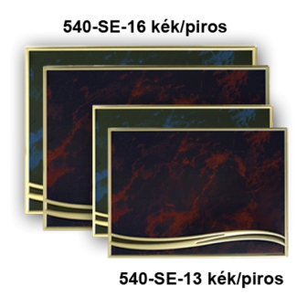 Plakett 540-SE, fém kivitel, gravírozható felülettel