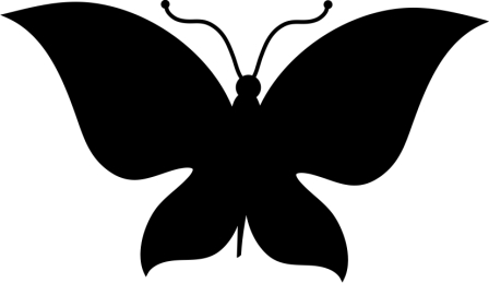 Lepke 2 db plottervágott autós matrica applikáló fóliával