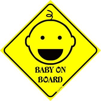 Baby on board fej matrica