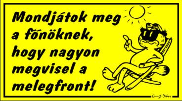 Mondjátok meg a főnöknek humoros vicces tábla matrica