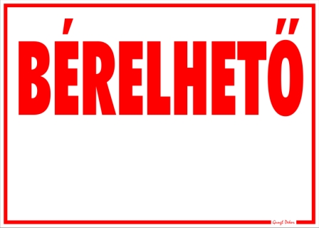 Bérelhető matrica tábla