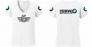 BMW 6 motorcycles női póló motoros T-shirt fehér