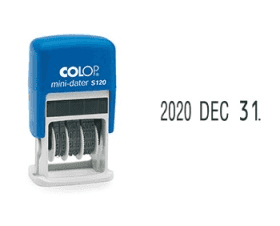 COLOP S120 dátum bélyegző 3,6mm-es dátummagassággal