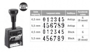 Reiner B6K sorszámozó (4,5-5,5mm-es számokkal)