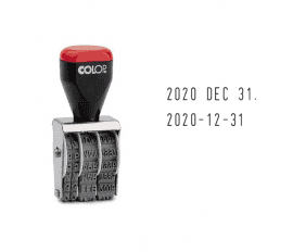 COLOP Hagyományos dátum 03000 bélyegző 3mm-es dátummagassággal