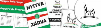 Magyar Falu Program táblák