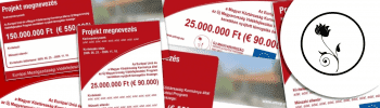 ÚMVP ( Új Magyarország Vidékfejlesztési Program ) projekt táblák