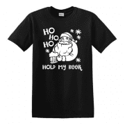 Ho Ho Ho Hold my beer karácsonyi férfi póló