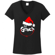 The Grinch egyedi mintájú karácsonyi női póló