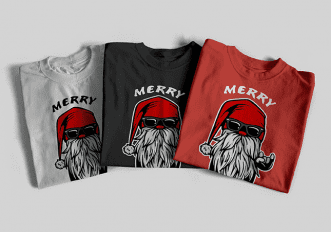 Merry Christmas vicces télapós karácsonyi női póló