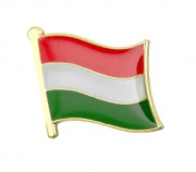 Magyar zászlós kis kitűző
