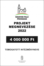 Magyar Falu Program támogatói tábla